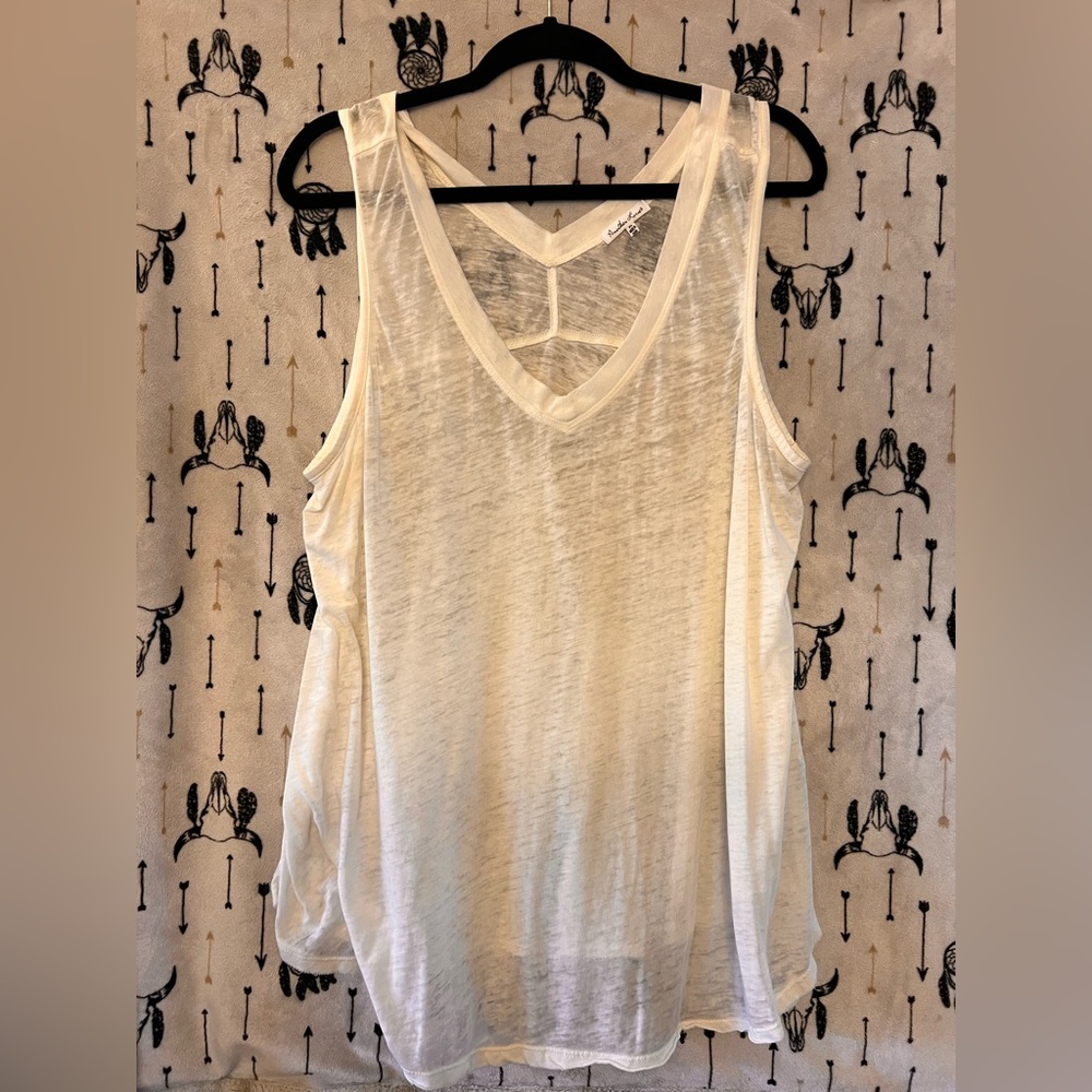 Another Love sheer tank top XL